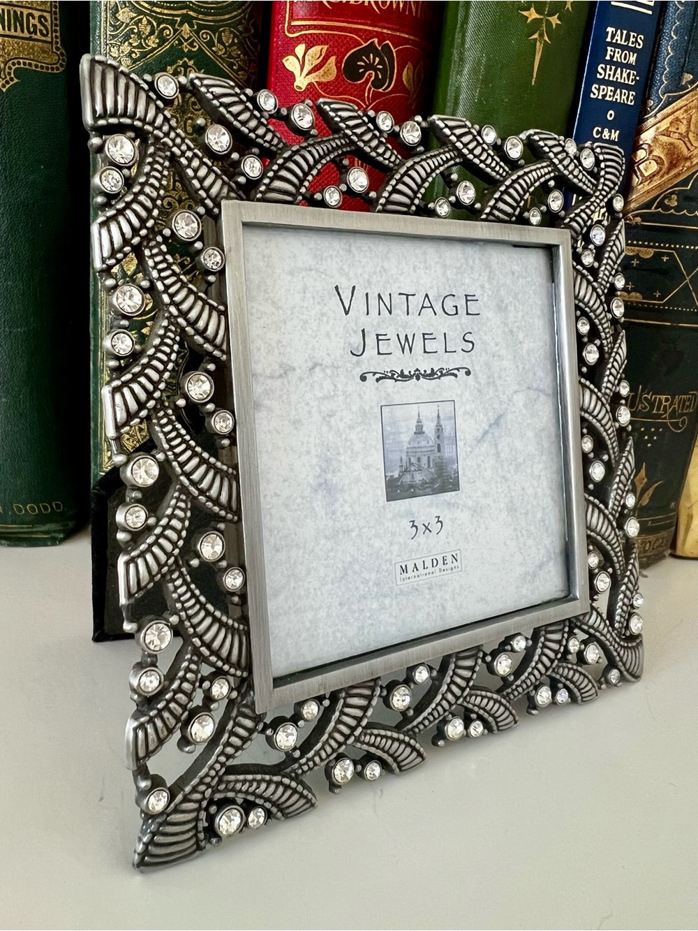 Malden Silver Crystal Decorative Photo Frame